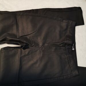 Boohoo Black Leather Look Trousers